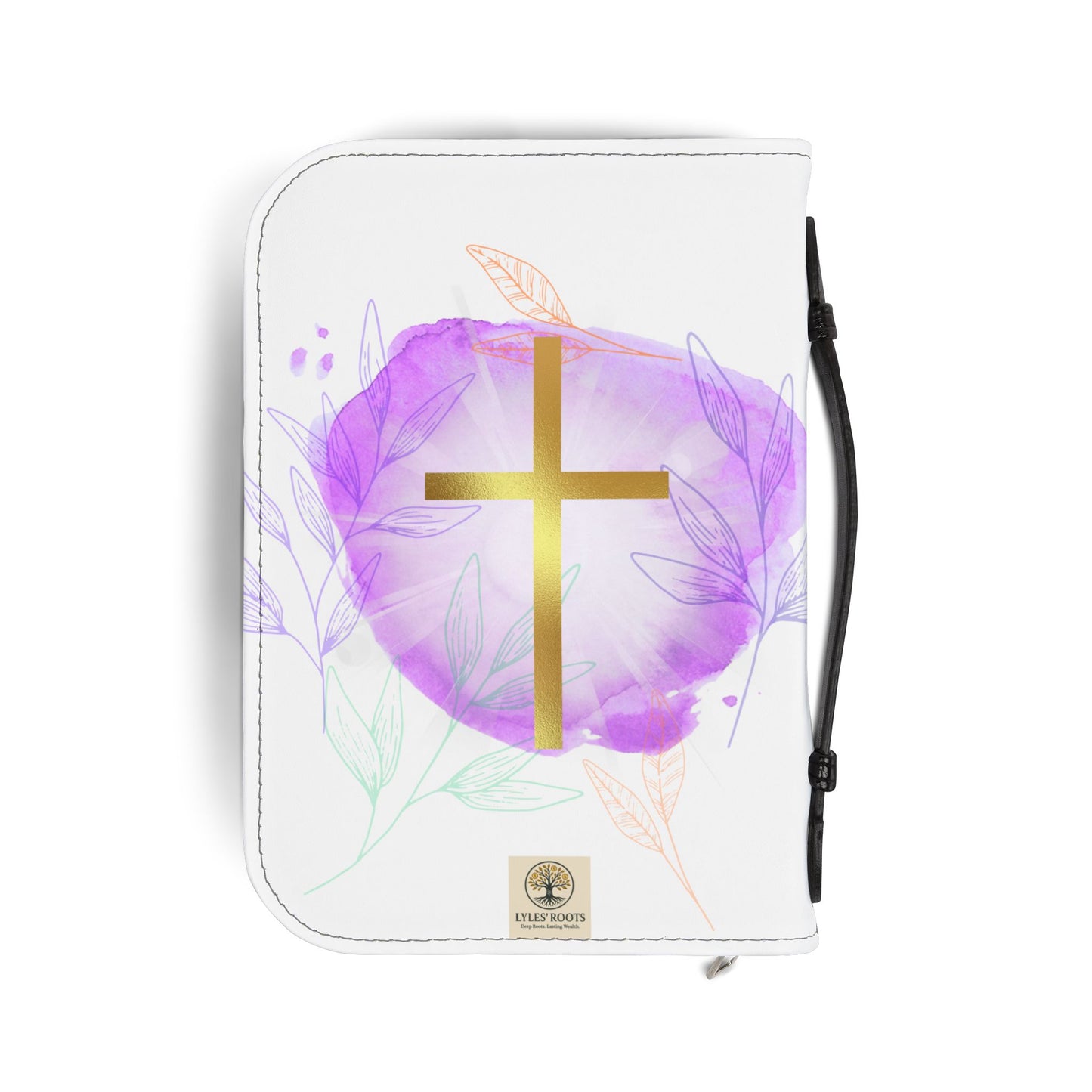 Copy of Elegant Bible Cover with Inspiring Quotes and Floral Designs, Religious Gift, Christian Notebook Case, Scripture Protector, [...]