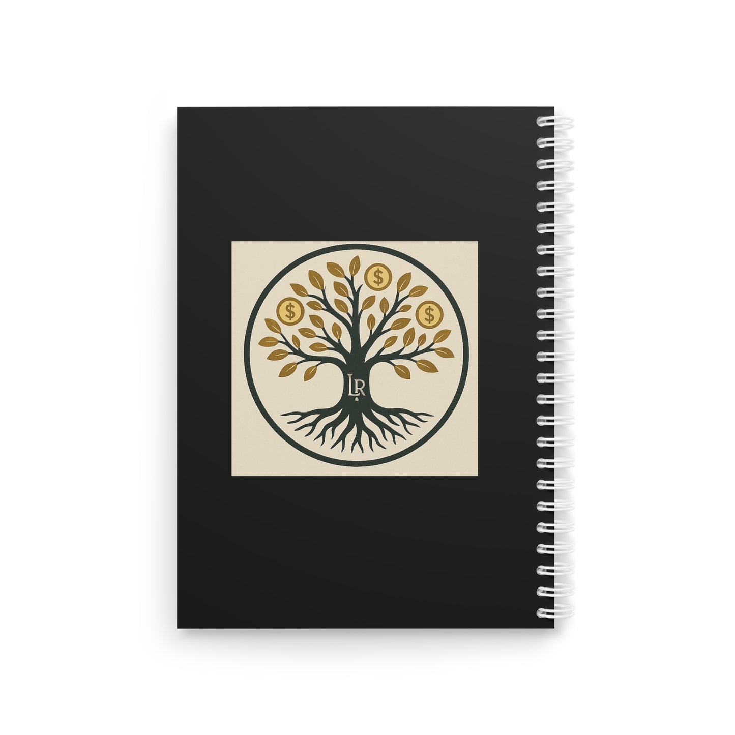 Lyles' Roots Brand Spiral Notebook, Eco-Friendly Journal, Inspirational Notepad, Gift for Entrepreneurs, Financial Planner, Personalized [...]