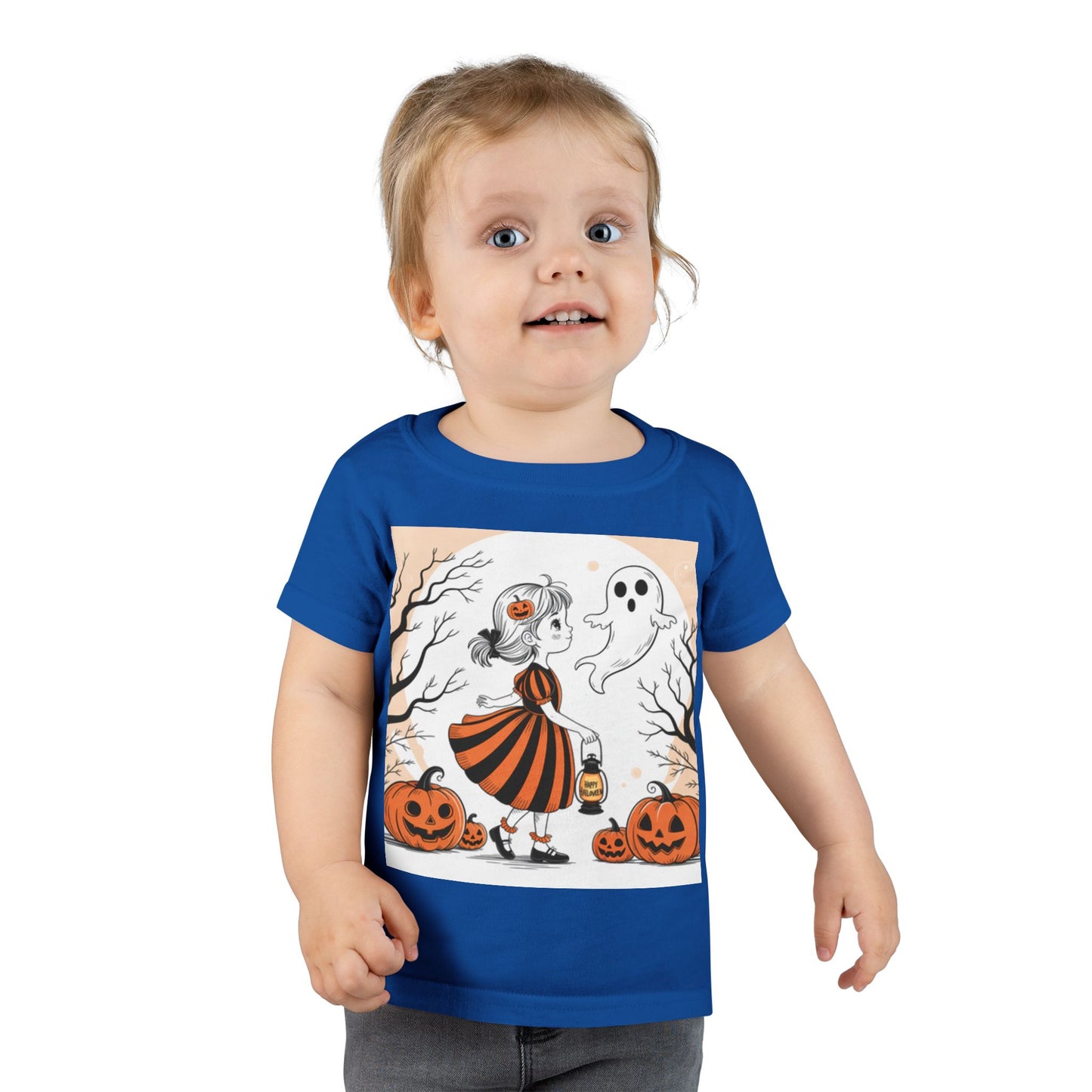 Spooky cute Halloween Toddler T-Shirt, Cute Ghost Print Tee, Kids Halloween Costume, Toddler Halloween Apparel, Party Outfit, Trick or [...]