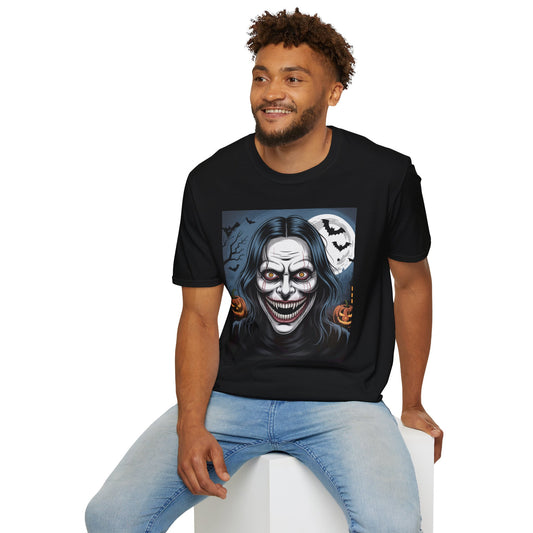 Halloween Graphic Tee, Spooky Unisex T-Shirt, October Celebration, Costume Party Shirt, Horror Fan Gift, Festive Apparel