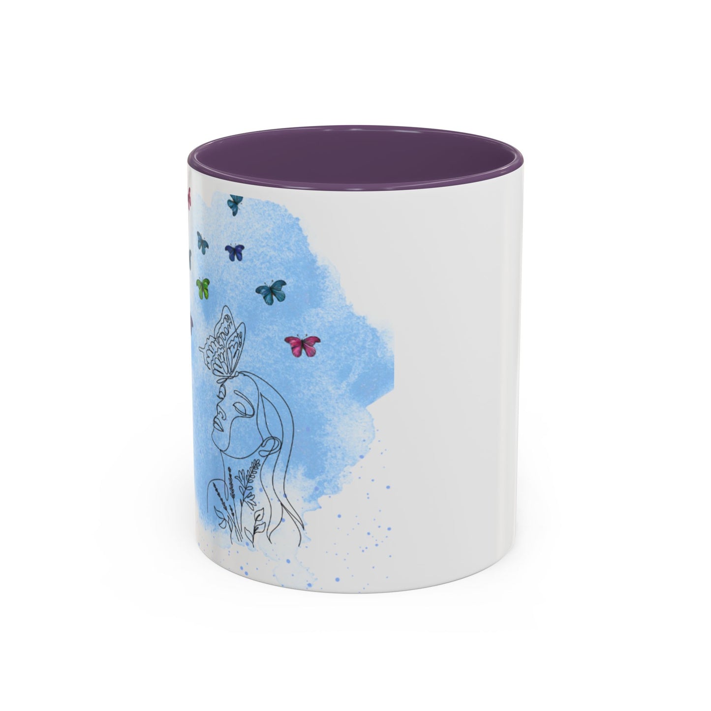 Coffee Mug - Girly Aesthetic Thin Design for Artists