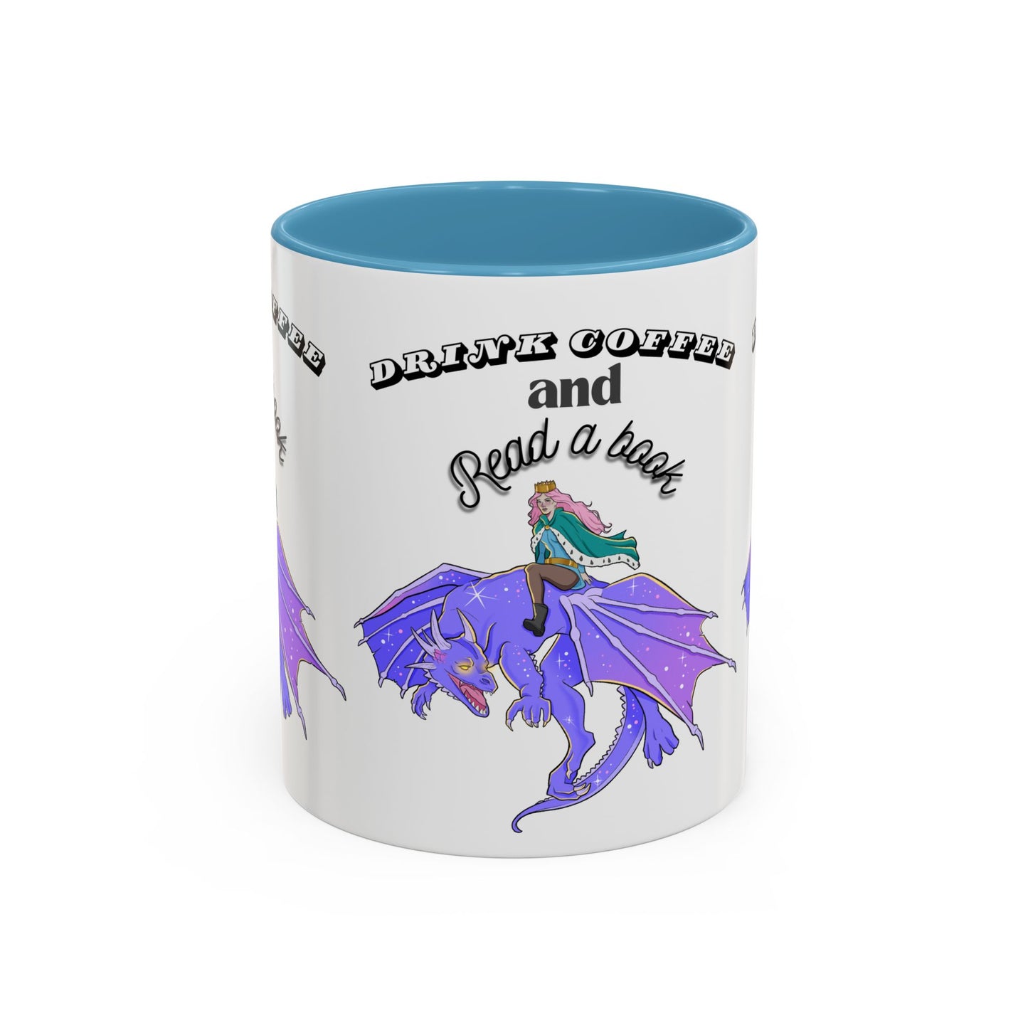 Whimsical Dragon Coffee Mug: Drink Coffee and Read a Book | Fantasy Gift for Book Lovers, Unique Home Decor, Perfect for Readers and [...]