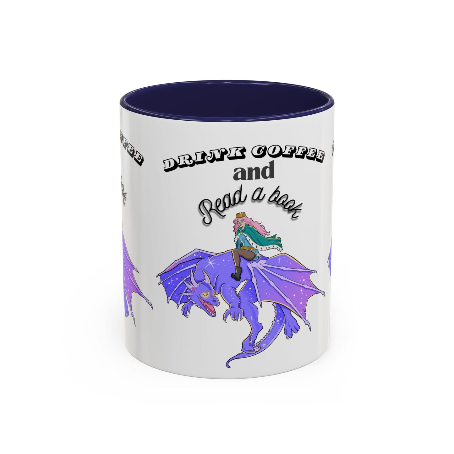 Whimsical Dragon Coffee Mug: Drink Coffee and Read a Book | Fantasy Gift for Book Lovers, Unique Home Decor, Perfect for Readers and [...]