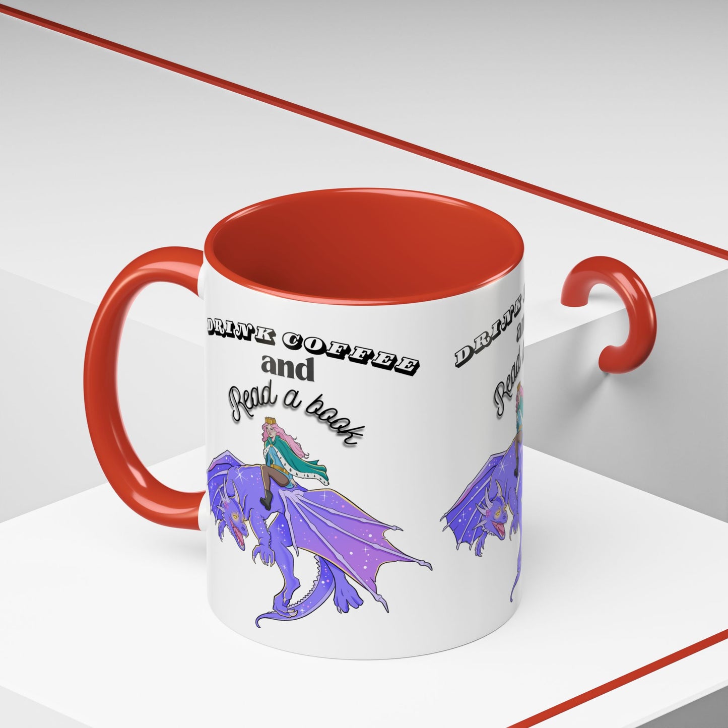 Whimsical Dragon Coffee Mug: Drink Coffee and Read a Book | Fantasy Gift for Book Lovers, Unique Home Decor, Perfect for Readers and [...]