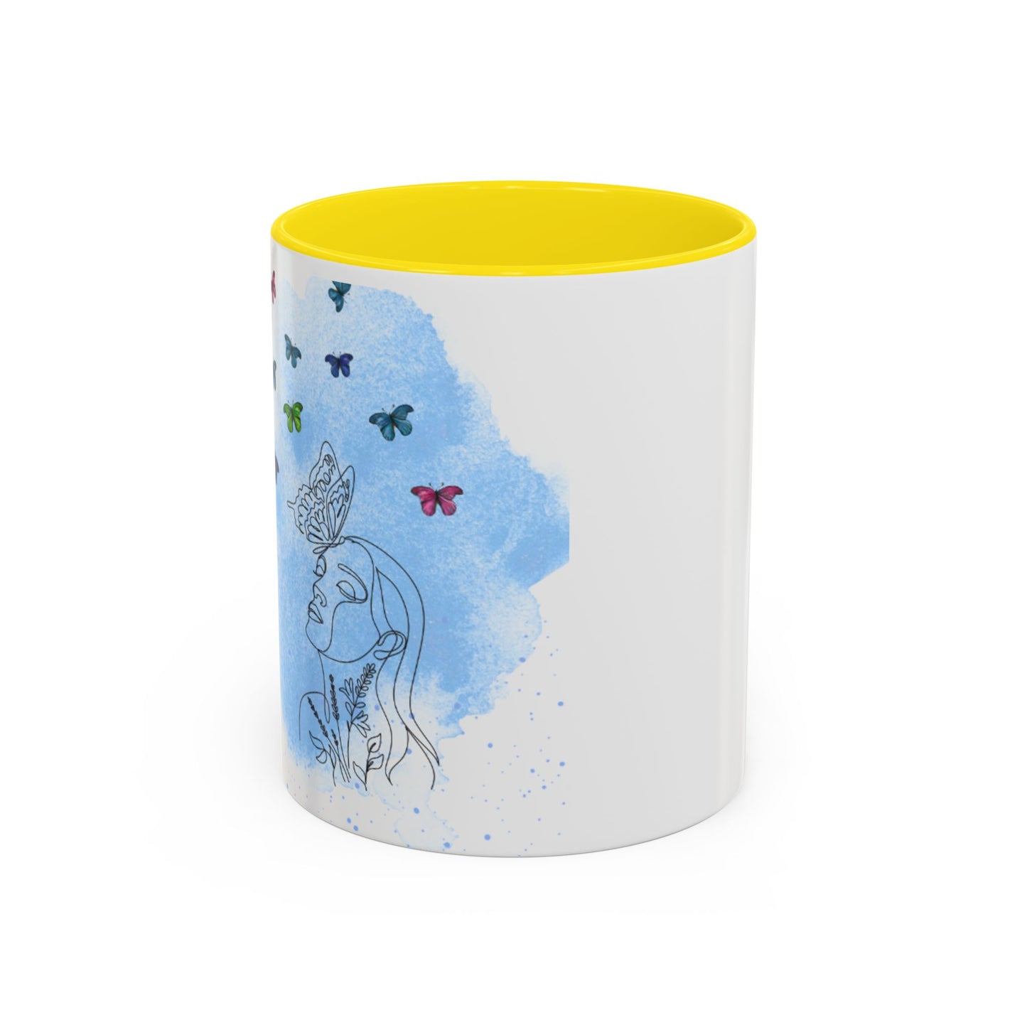 Coffee Mug - Girly Aesthetic Thin Design for Artists
