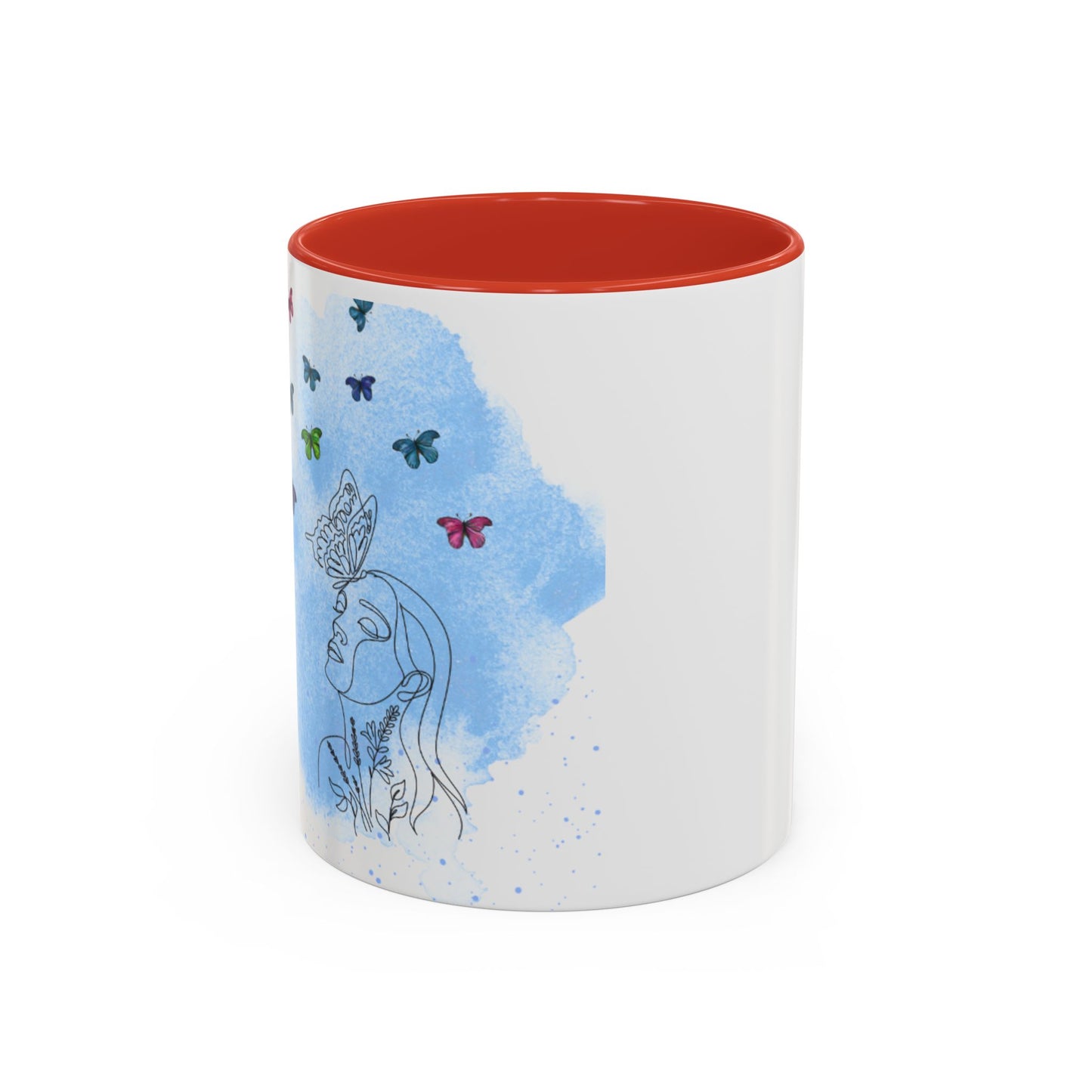 Coffee Mug - Girly Aesthetic Thin Design for Artists