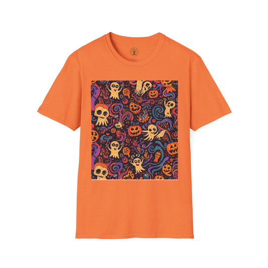 Halloween-Themed Unisex T-Shirt, Spooky Shirt, Fall Fashion, Seasonal Apparel, Trick-or-Treat Tee, Fun Halloween Wear