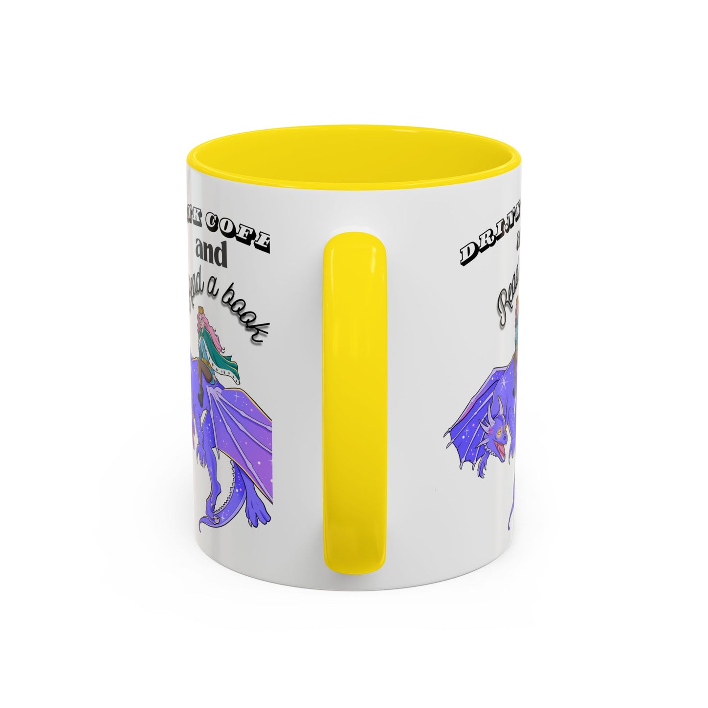 Whimsical Dragon Coffee Mug: Drink Coffee and Read a Book | Fantasy Gift for Book Lovers, Unique Home Decor, Perfect for Readers and [...]