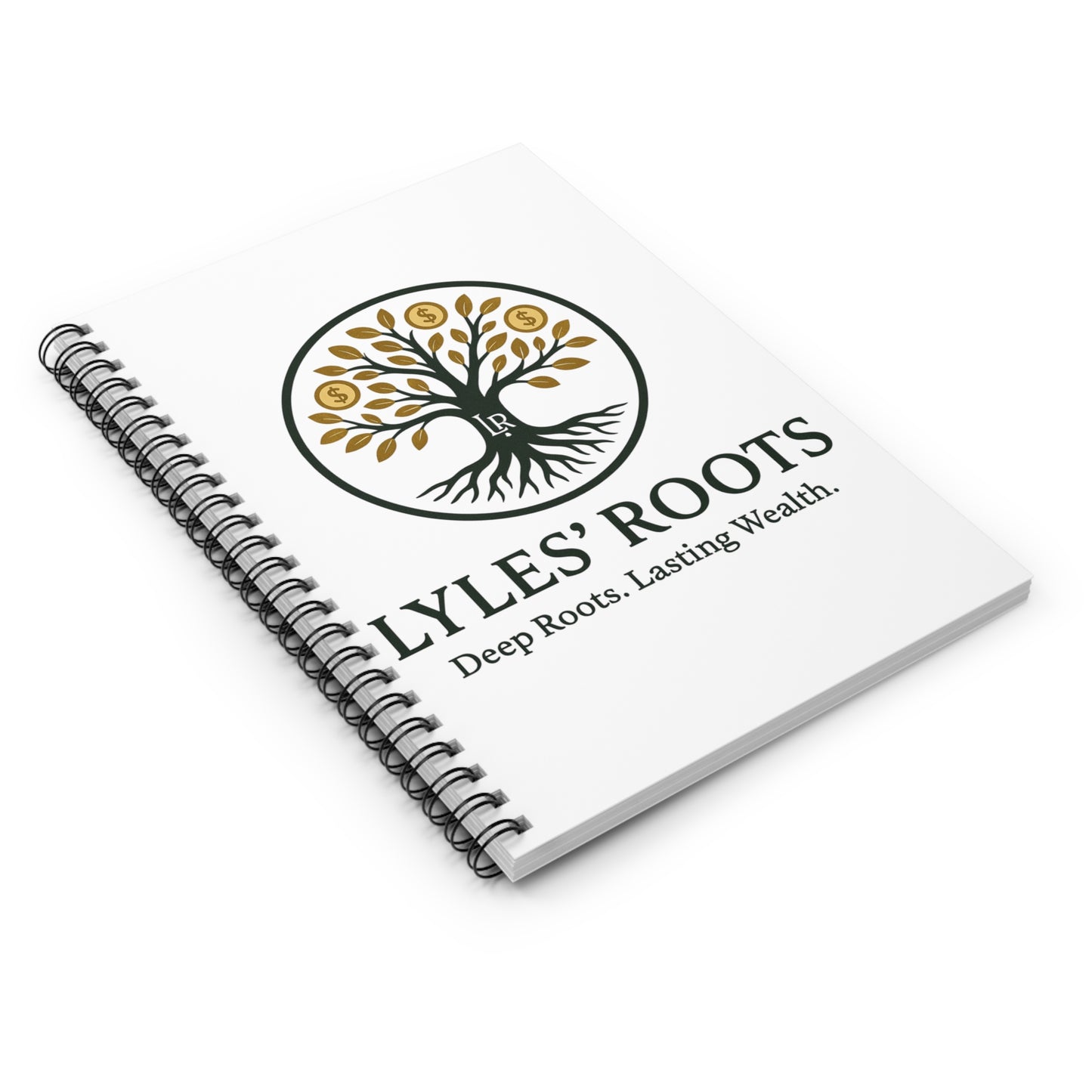 Lyles' Roots Spiral Notebook - Empower Your Ideas, Ideal for Students, Writers, Great for Note-Taking, Gifts for Graduates, [...]
