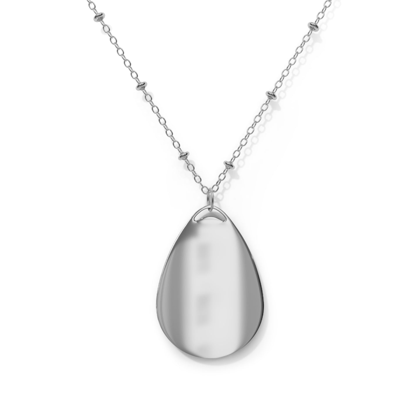 Elegant Faith Oval Necklace with Hands & Cross, Religious Jewelry, Spiritual Gift for Her, Meaningful Pendant for Celebrations