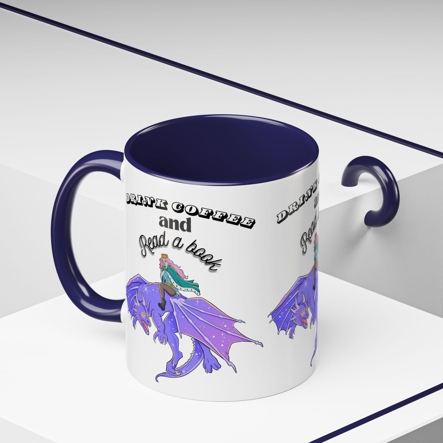 Whimsical Dragon Coffee Mug: Drink Coffee and Read a Book | Fantasy Gift for Book Lovers, Unique Home Decor, Perfect for Readers and [...]