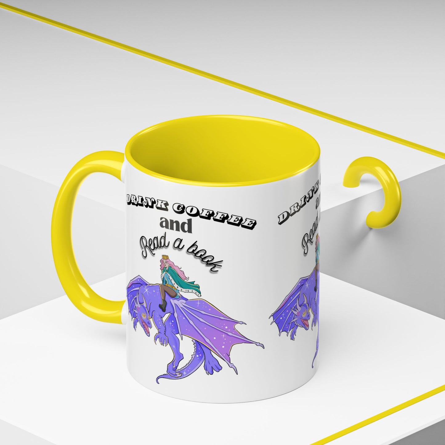 Whimsical Dragon Coffee Mug: Drink Coffee and Read a Book | Fantasy Gift for Book Lovers, Unique Home Decor, Perfect for Readers and [...]