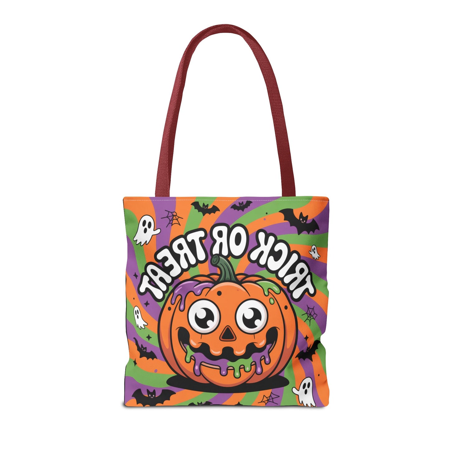 Halloween Tote Bag - Scary Fun, Trick or Treat, Pumpkin Design, Reusable Shopping Bag, Fall Decor, Spooky Spirit