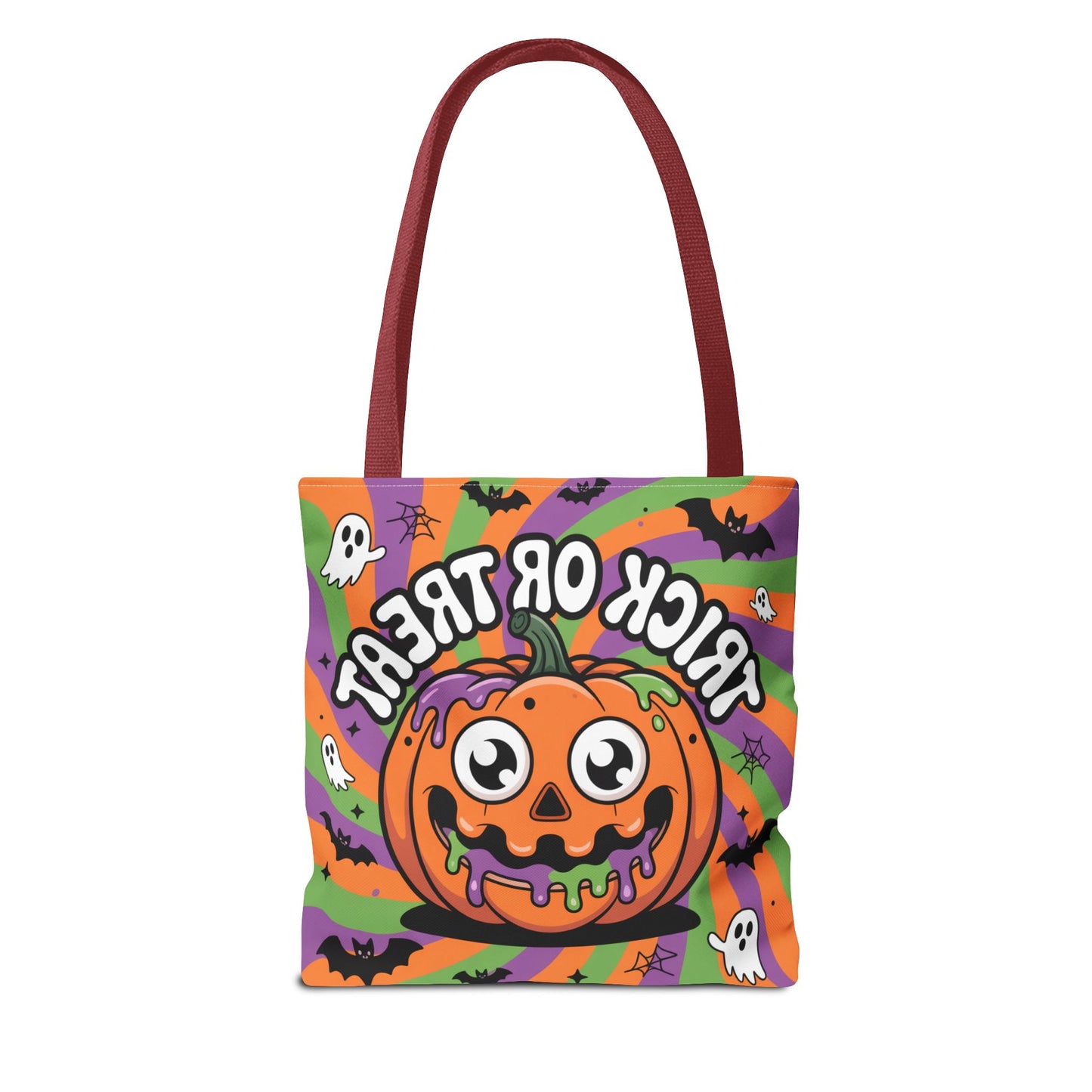 Halloween Tote Bag - Scary Fun, Trick or Treat, Pumpkin Design, Reusable Shopping Bag, Fall Decor, Spooky Spirit