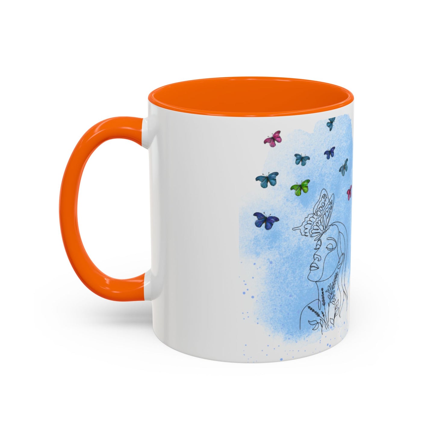 Coffee Mug - Girly Aesthetic Thin Design for Artists