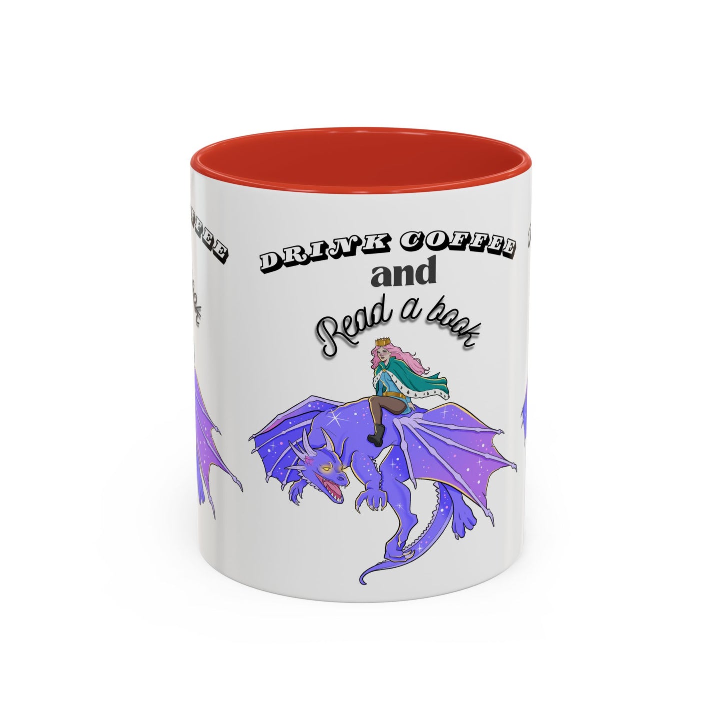 Whimsical Dragon Coffee Mug: Drink Coffee and Read a Book | Fantasy Gift for Book Lovers, Unique Home Decor, Perfect for Readers and [...]