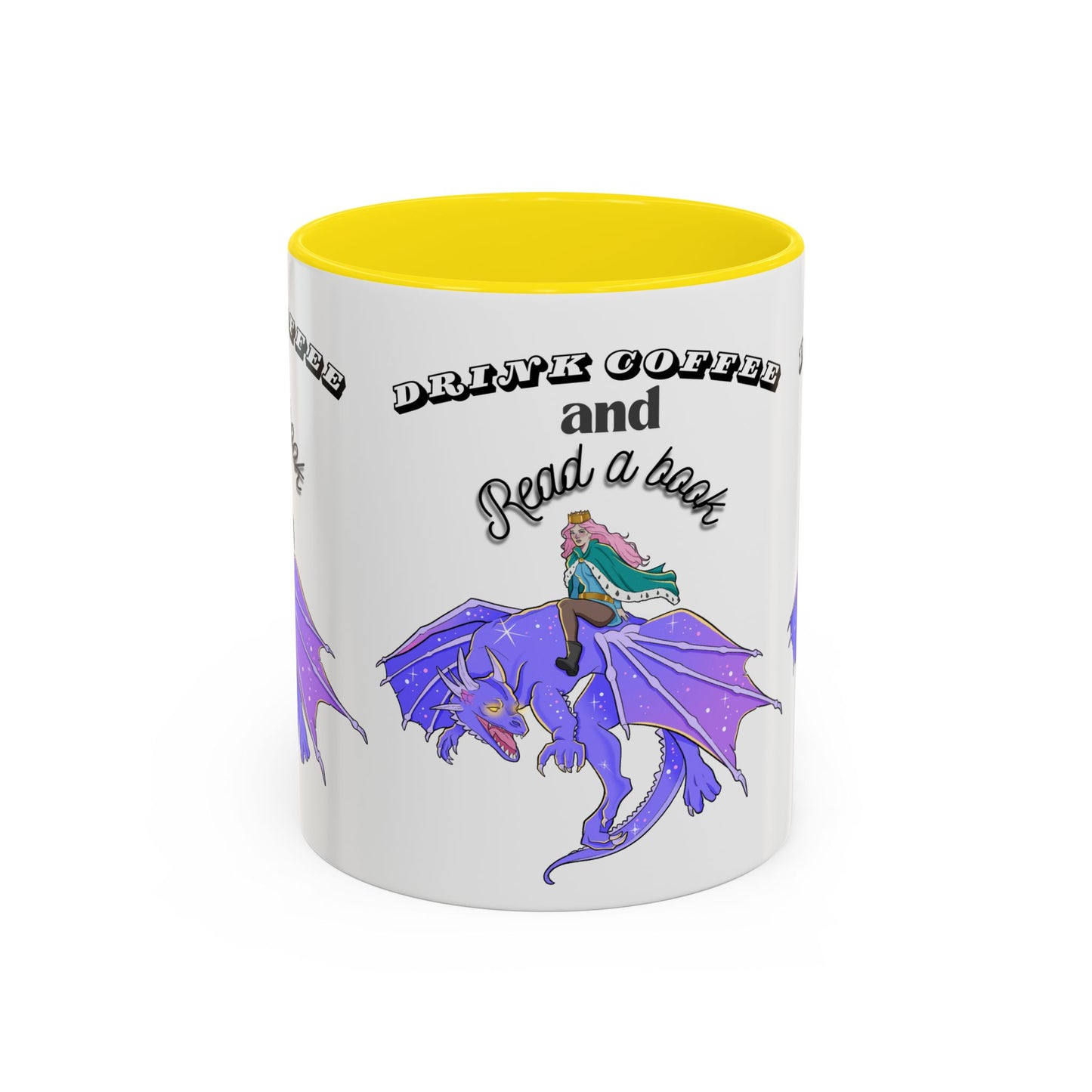 Whimsical Dragon Coffee Mug: Drink Coffee and Read a Book | Fantasy Gift for Book Lovers, Unique Home Decor, Perfect for Readers and [...]