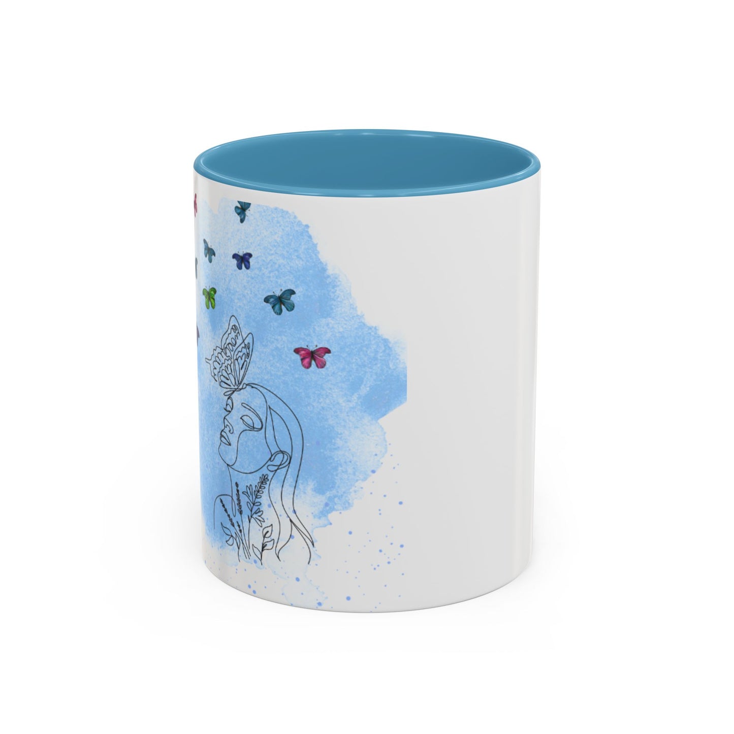 Coffee Mug - Girly Aesthetic Thin Design for Artists