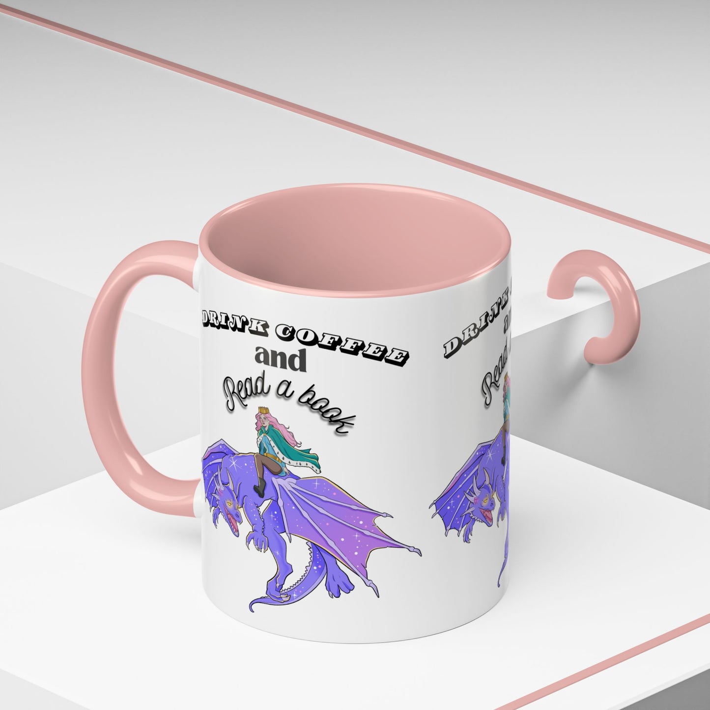 Whimsical Dragon Coffee Mug: Drink Coffee and Read a Book | Fantasy Gift for Book Lovers, Unique Home Decor, Perfect for Readers and [...]