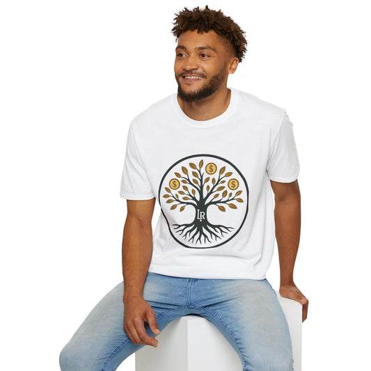 Lyles' Roots brand T-Shirt, Unisex Softstyle Tee, Inspirational Shirt, Gift for Entrepreneurs, Nature Lovers, Motivational Wear