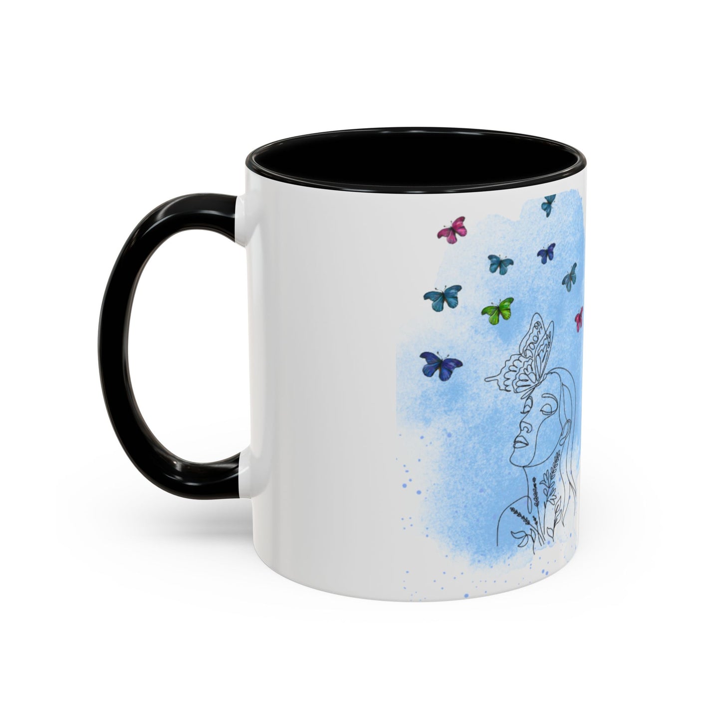 Coffee Mug - Girly Aesthetic Thin Design for Artists