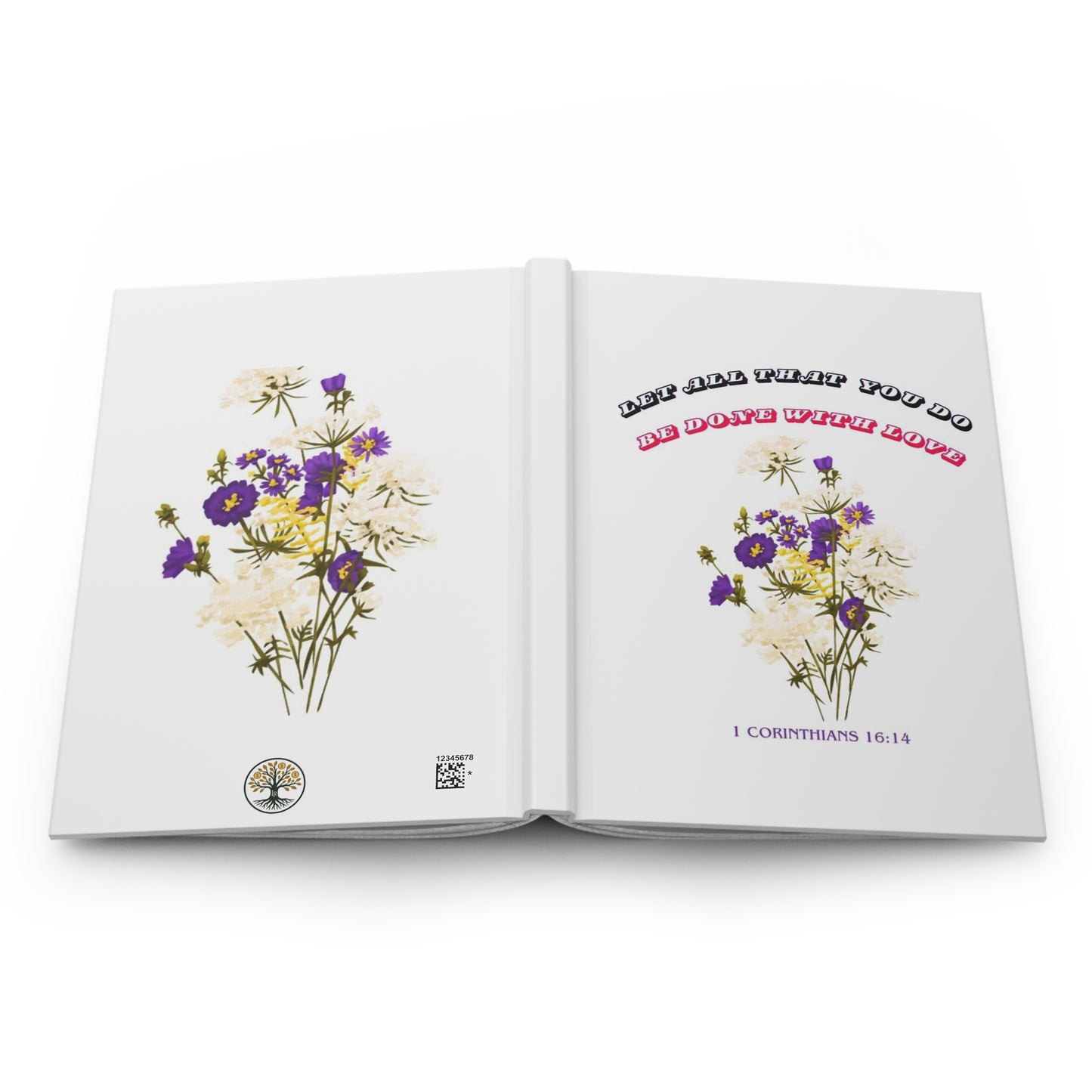 Floral Inspirational Journal - Be Done with Love, Prayer Journal, Gift for Her, Teacher's Notebook, Nature Writing Journal, Bible [...]