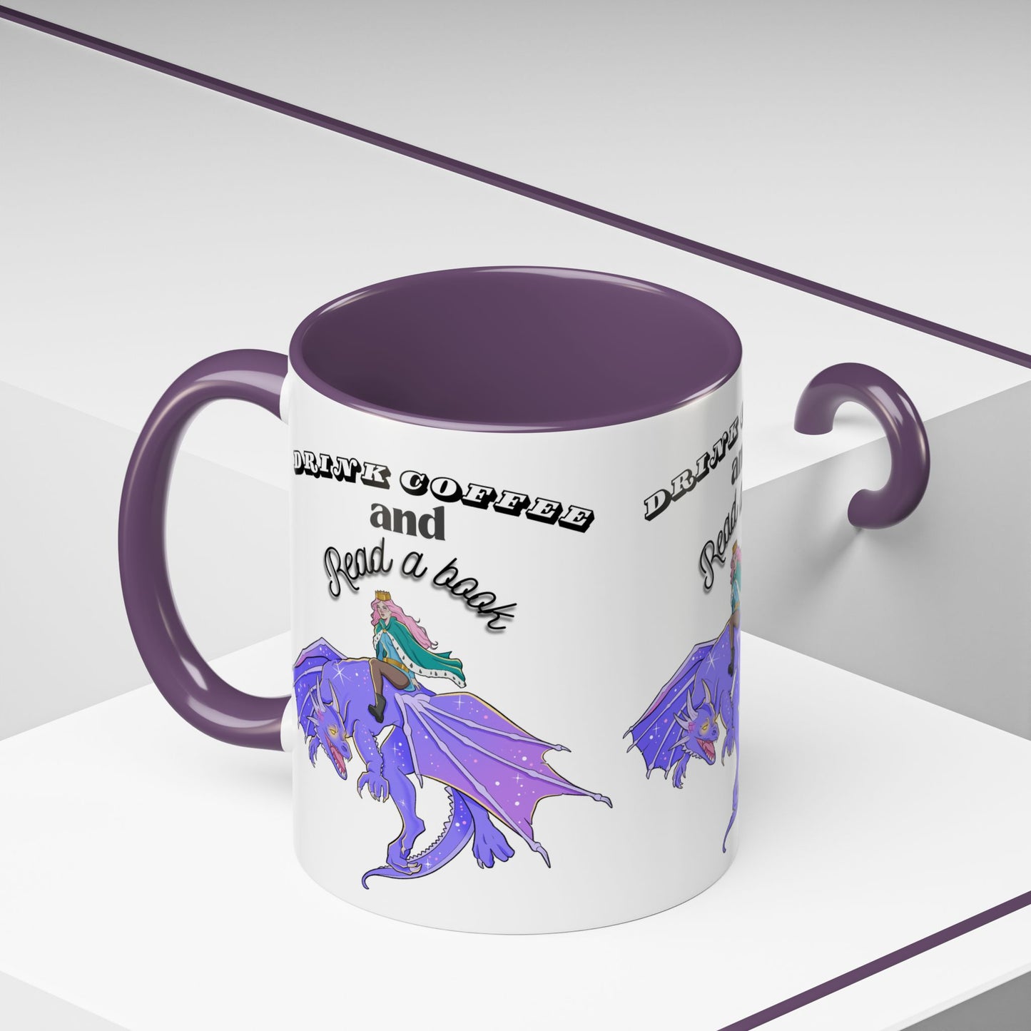 Whimsical Dragon Coffee Mug: Drink Coffee and Read a Book | Fantasy Gift for Book Lovers, Unique Home Decor, Perfect for Readers and [...]