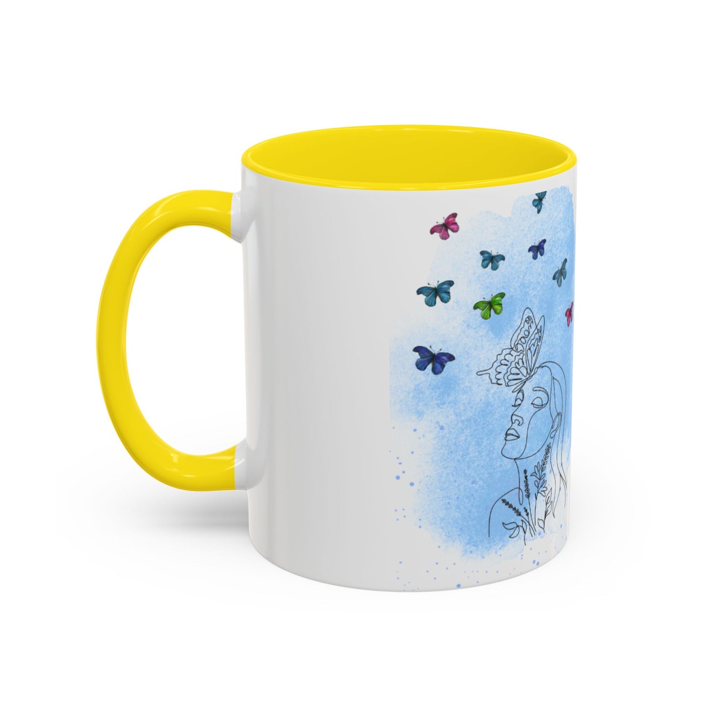Coffee Mug - Girly Aesthetic Thin Design for Artists