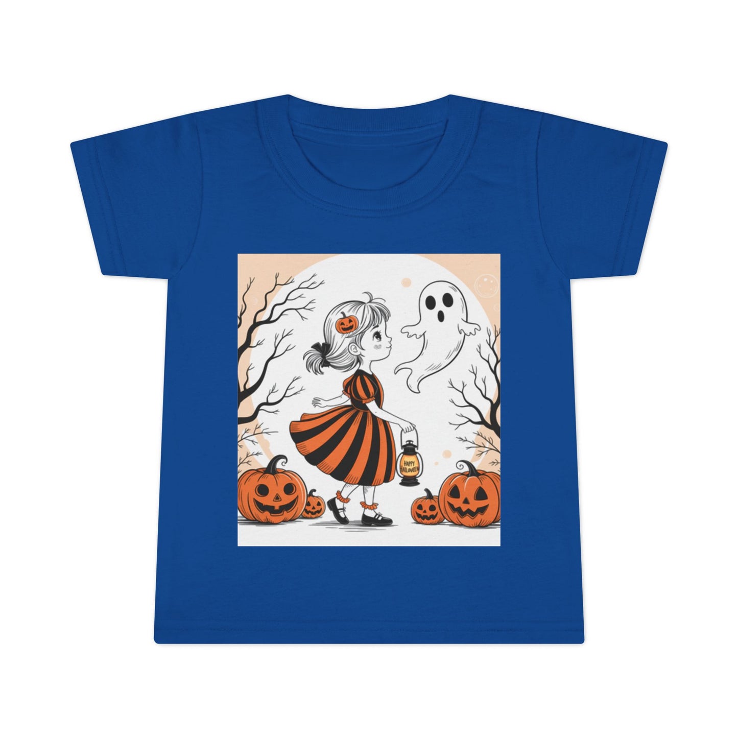 Spooky cute Halloween Toddler T-Shirt, Cute Ghost Print Tee, Kids Halloween Costume, Toddler Halloween Apparel, Party Outfit, Trick or [...]