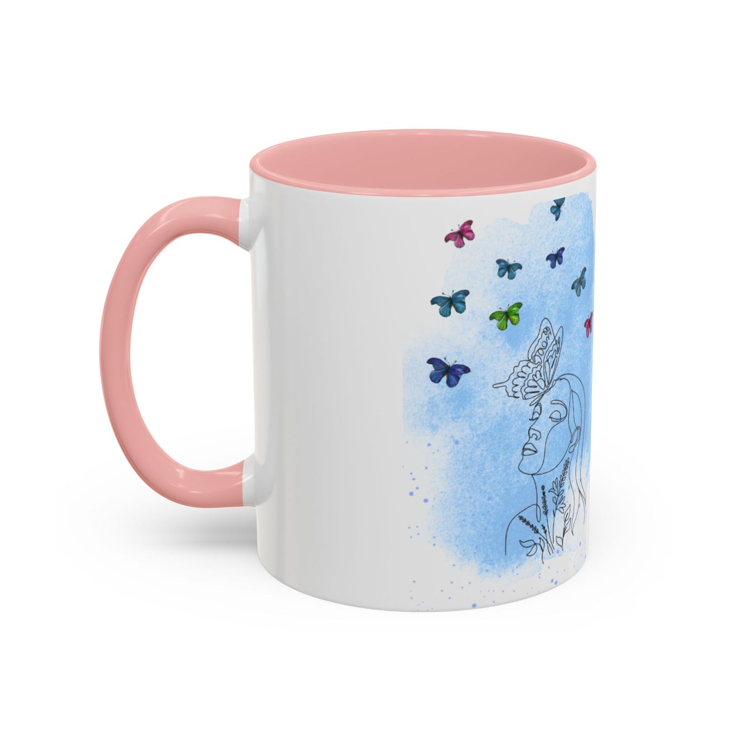 Coffee Mug - Girly Aesthetic Thin Design for Artists