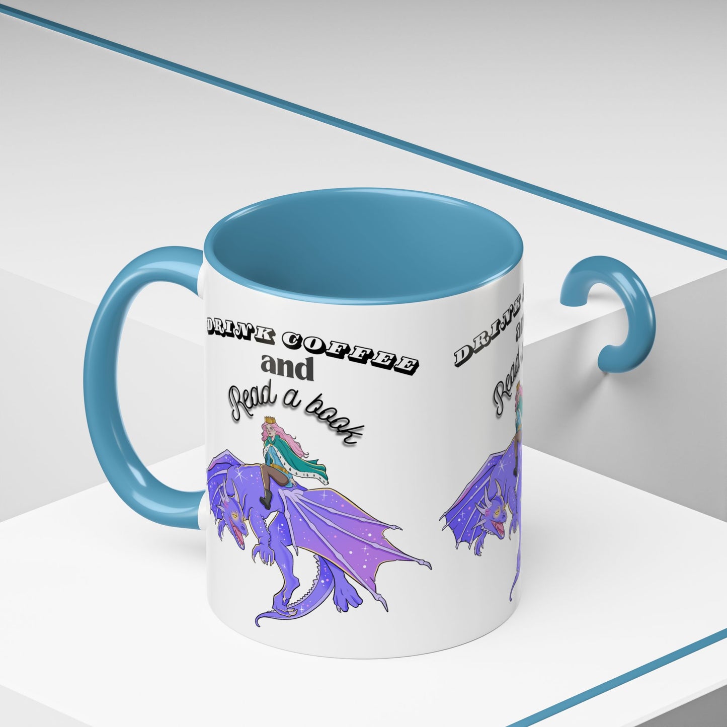 Whimsical Dragon Coffee Mug: Drink Coffee and Read a Book | Fantasy Gift for Book Lovers, Unique Home Decor, Perfect for Readers and [...]