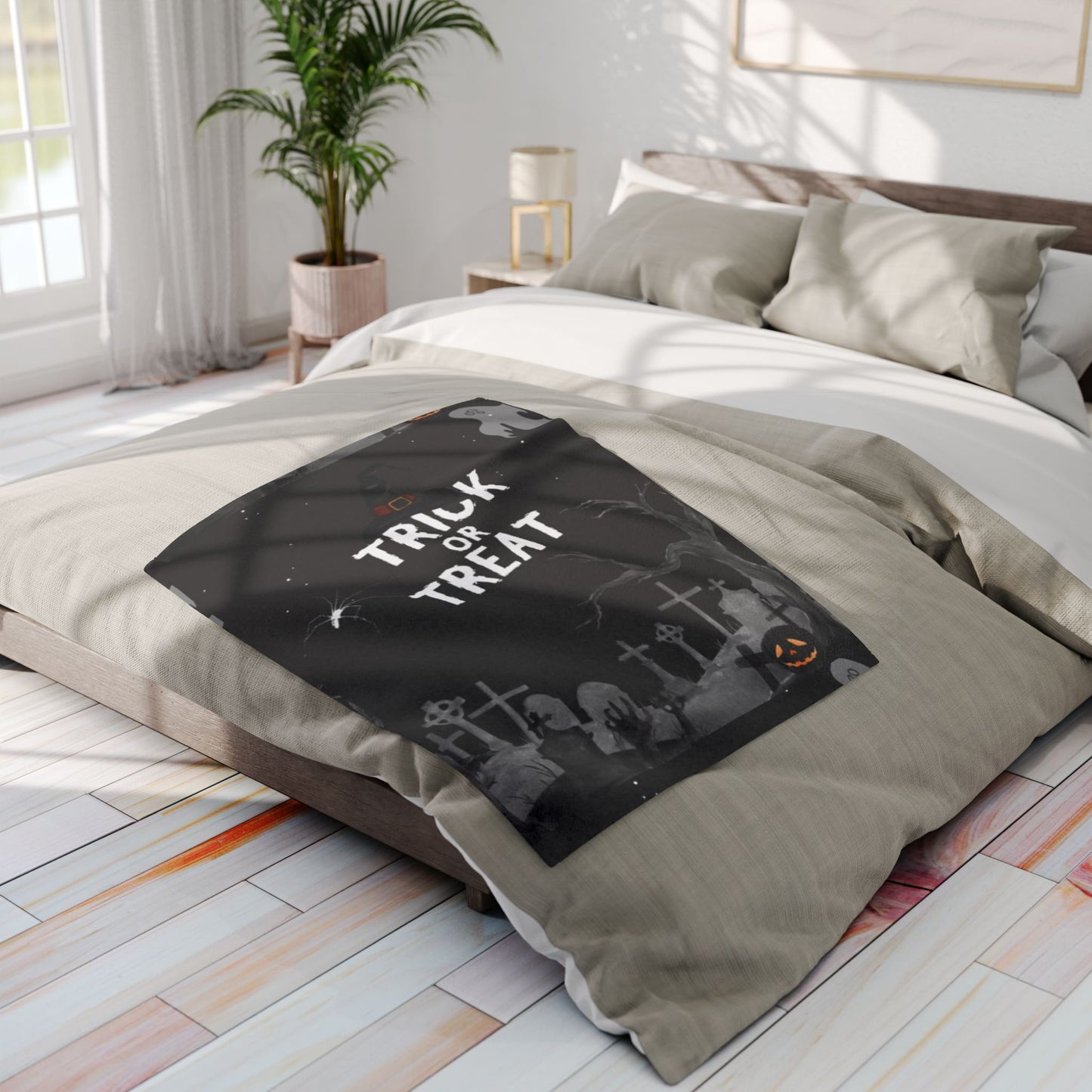Halloween Trick or Treat  Blanket
