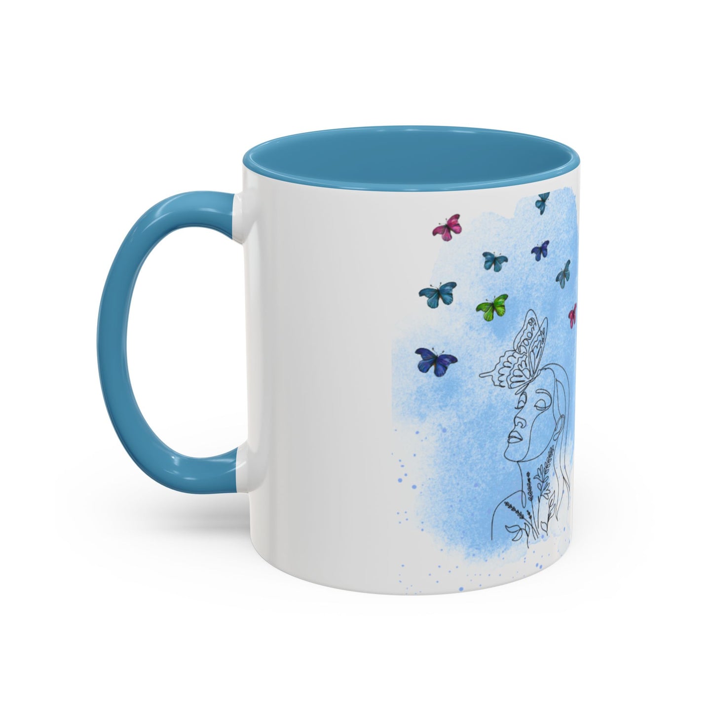 Coffee Mug - Girly Aesthetic Thin Design for Artists