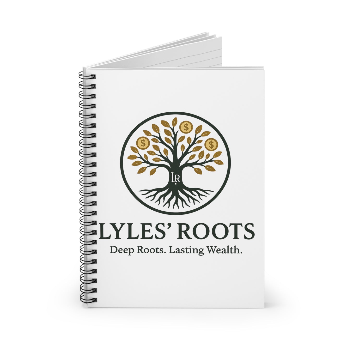 Lyles' Roots Spiral Notebook - Empower Your Ideas, Ideal for Students, Writers, Great for Note-Taking, Gifts for Graduates, [...]